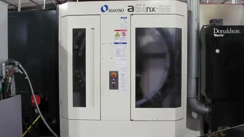 Makino #A61NX-5E, 60 automatic tool changer, 28.7" X, 28.7" Y, 26.8" Z, 24000 RPM, HSK-A63 taper, 80 HP - Image 9