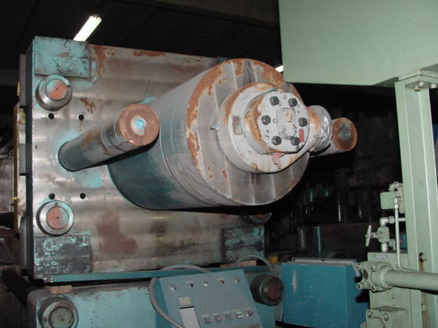 500 Ton, 50" x 40", up-acting, 72" daylight, 50" stroke, 50 HP hydraulic unit, 6" posts, 1987, #18 - Image 2
