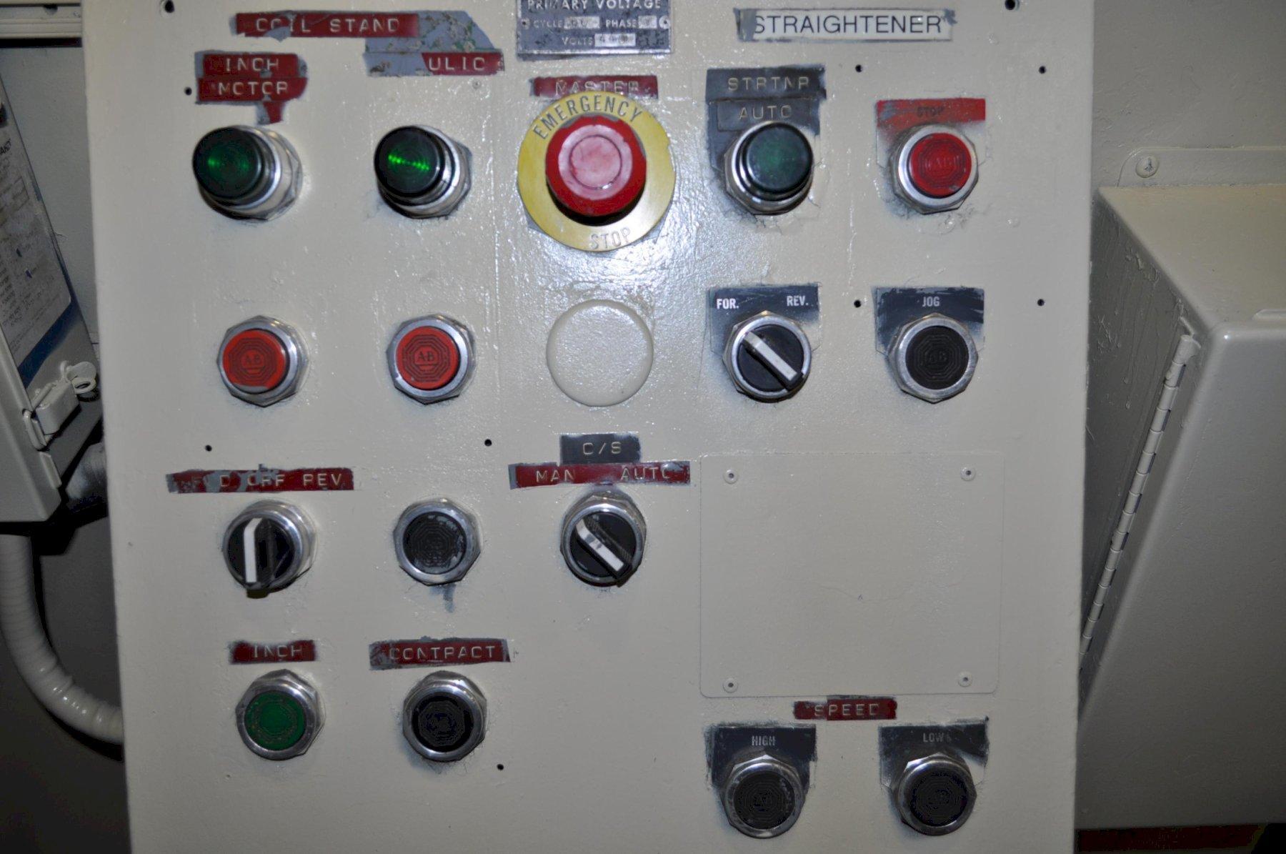 48" x .093" CWP #48D-11, straightener, 11 roll, entry & exit pinch rolls, loop Control, 58" passline, 4.2" - Image 6