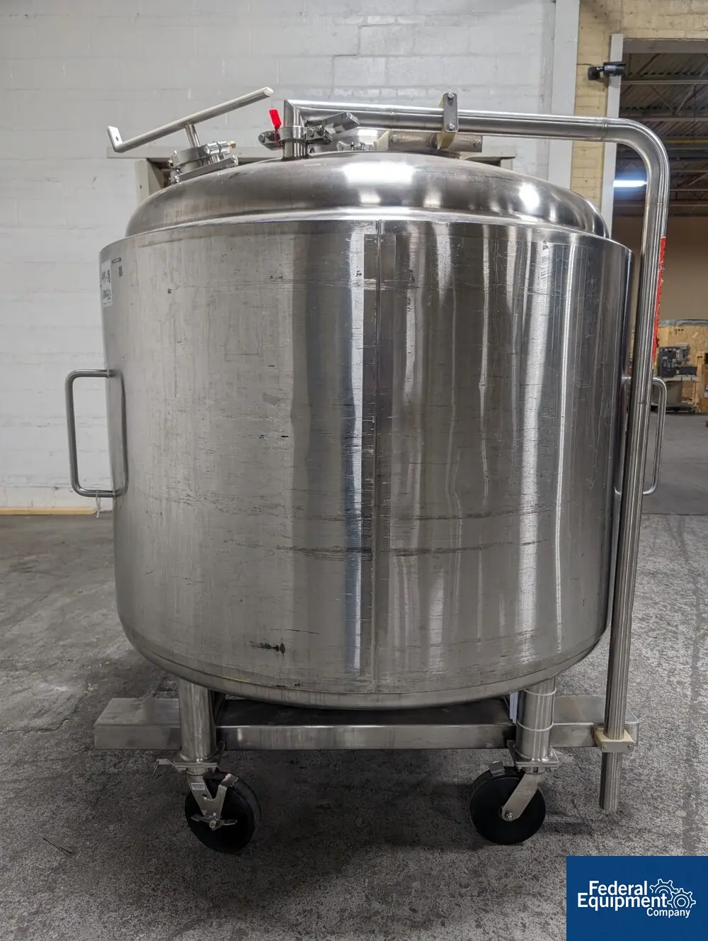 317 gallon Precision Stainless Reactor, Hastelloy C276, 52" dia x 33" straight side, 45 psi @ 350°F - Image 5