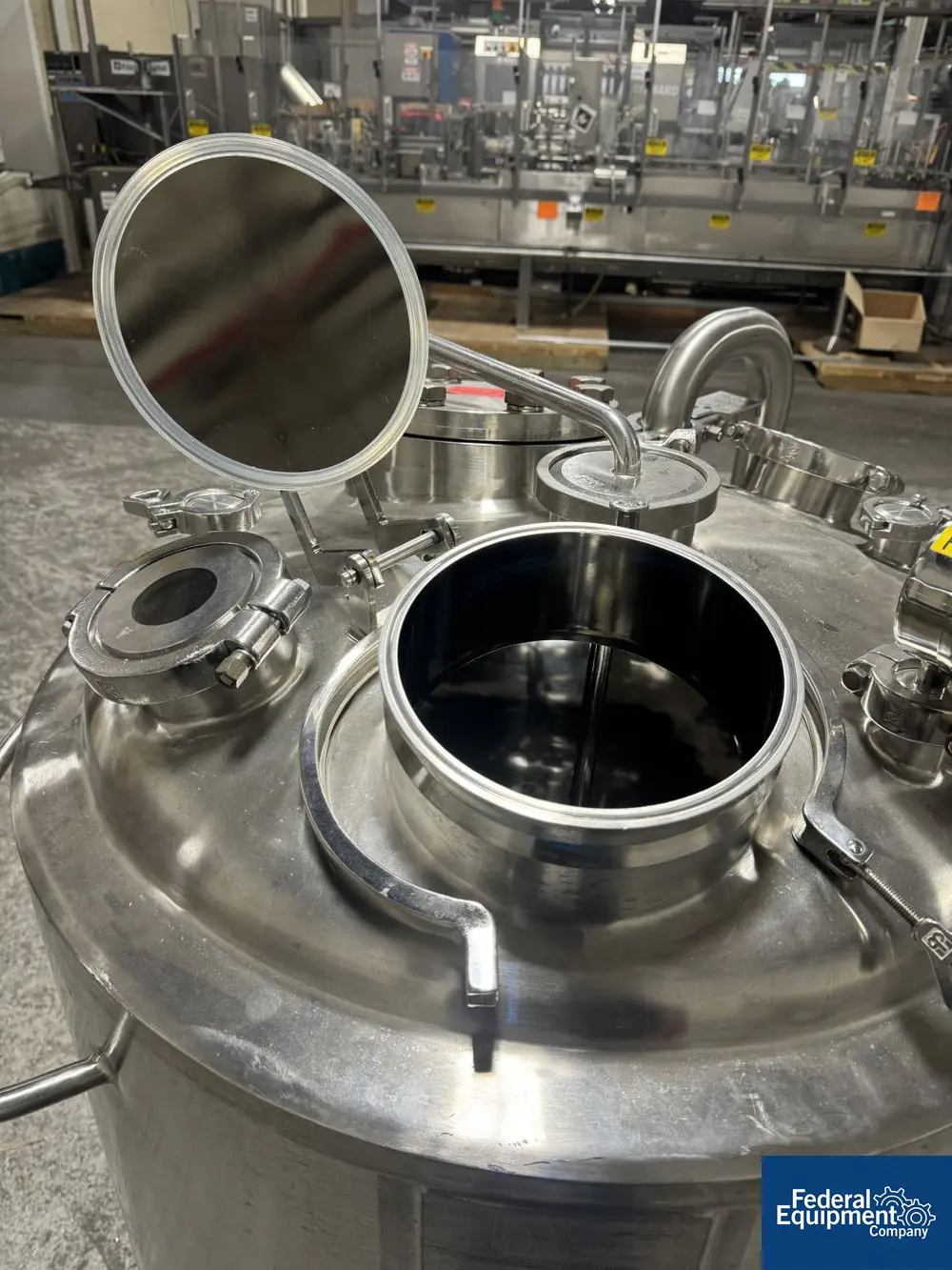 79 gallon Precision Stainless Reactor, 316L Stainless Steel, 30" diameter x 20" straight side, dish top & - Image 8