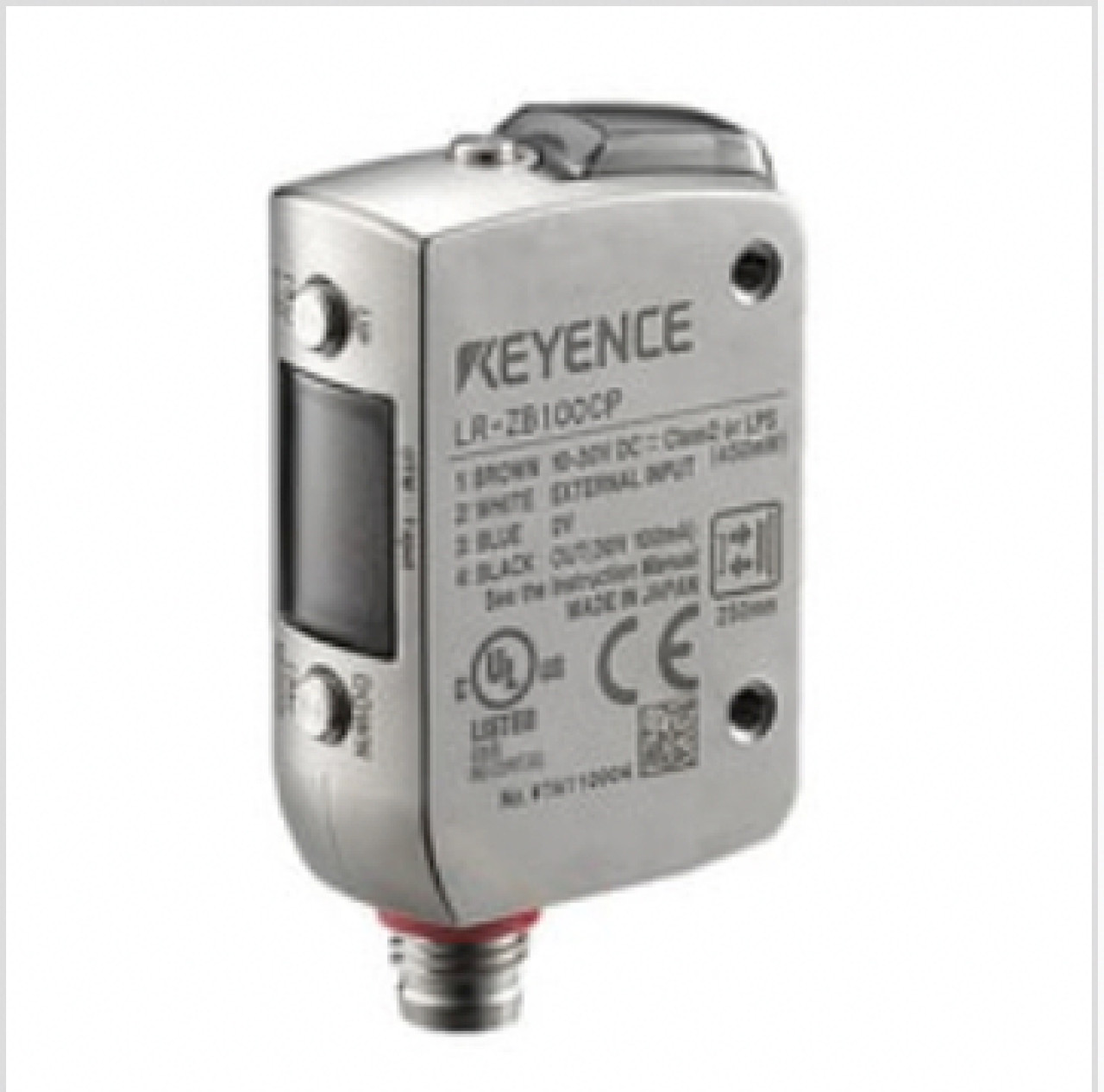 Keyence LR-ZH500CN Photoelectric Sensor, Rectangular w/M8 Connector Type,  500 mm [New] for Sale | Surplus Record