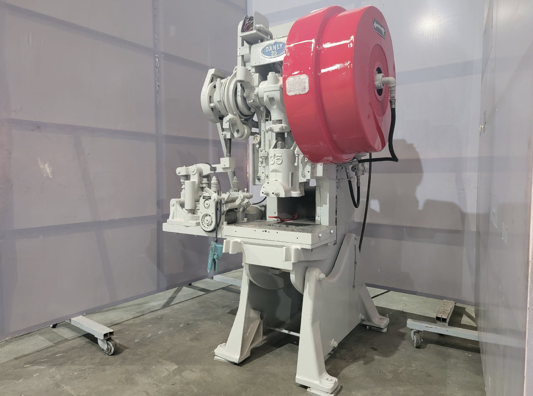35 Ton, Danly Machine Specialties #35, hydraulic OBI, 15" x 25" table, 220 V., 3-phase - Image 3