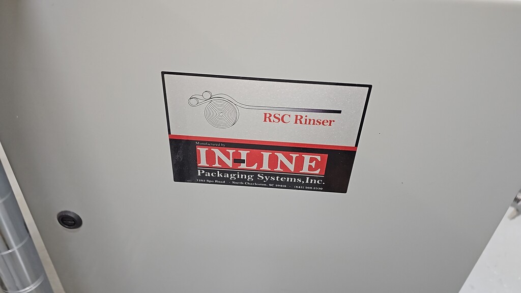 Inline Packaging Systems #RSC-Rinser, inline rinser & indexing conveyor, 10 nozzles - Image 7