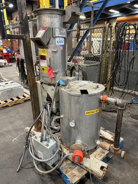 Gala #6, underwater pelletizer system, including spin dryer, die plate w/cutter assembly - Image 7