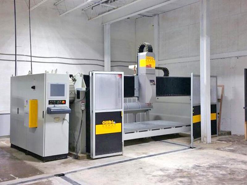 Omag #Mill-4X, CNC work center, 130" x59" bed, 15 HP, 9k RPM, 21 ATC, 2008 - Image 2
