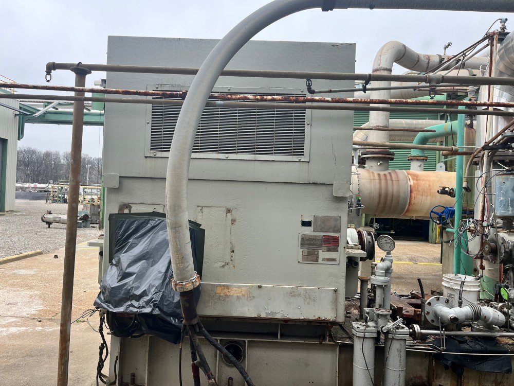 1306 KW, 3625 RPM, General Electric Induction Generator, 4160 Volts, Frame 8411Z, cont duty, weather - Image 4