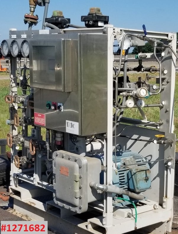 PDC #PDC-4-800 diaphragm compressor, 1-stage, 30-90 cfm Hydrogen, max 800# disch., 30 HP, #1271682 - Image 3