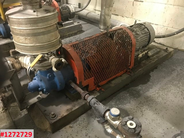 1-1/2" Viking #HL-4724, gear pump, 10 GPM, 150#, 316 Stainless Steel, jacketed, 2 HP, #1272773 (6 available) - Image 1