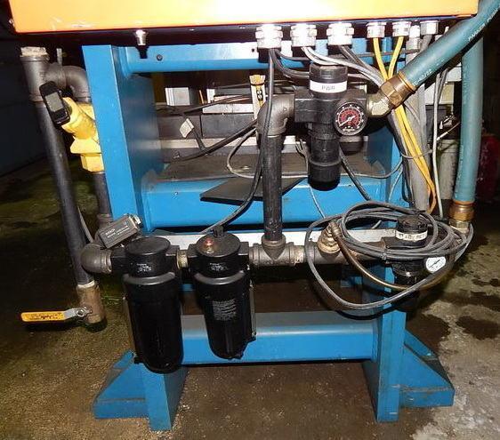 34 Ton, Farger &Joosten, multipower air/oil press, 7.9 stroke, 13" DL, 14" x14"x2" bed, 40" passline - Image 8
