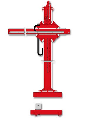 16' x 16' RDA #HD16X16NA, welding manipulator, 7 functin push button pendant Control - Image 1