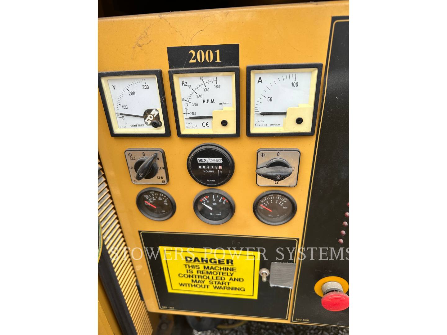 25 KW Olympian #G25UH1, 287 hours, S/N E2198A001, 120/208 Volts, 1999 - Image 10