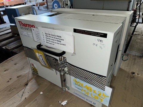 Lindberg / Blue M HTF55322C, split hinge tube furnace, 1200&deg;C, 12" heating zone, 2015 - Image 2
