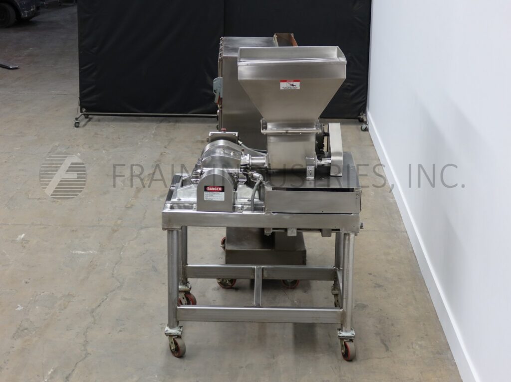 Fitzpatrick #DAS06, 316 Stainless Steel hammermill, jacketed chamber cover, 16 fixed Stainless Steel knife / - Image 3