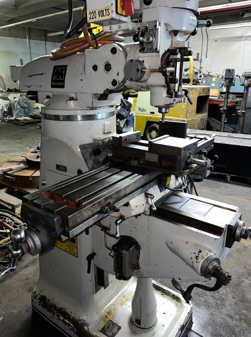 Meehanite #100-1949/Turn-Pro, vertical mill, 9" x49" servo power table, Anilam Wizard, 1998 - Image 6