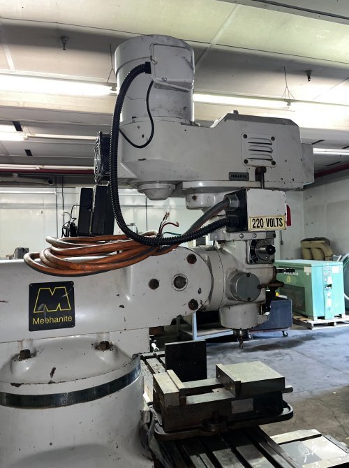 Meehanite #100-1949/Turn-Pro, vertical mill, 9" x49" servo power table, Anilam Wizard, 1998 - Image 9