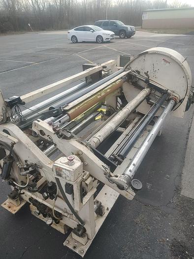PCMC, turret unwind & rewind, 54" wide, 24" diameter, - Image 3
