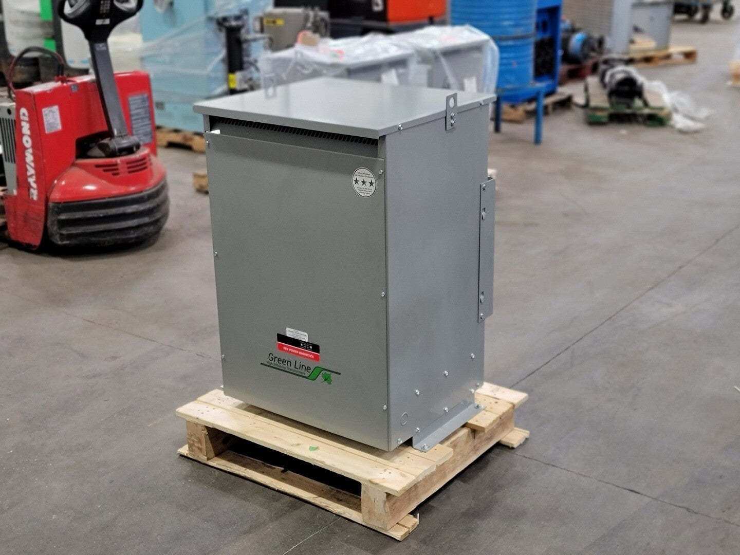 75 KVA 600 Primary, 208Y/120 Secondary, Rex Power Magnetics, isolation transformer, dry, new - Image 3