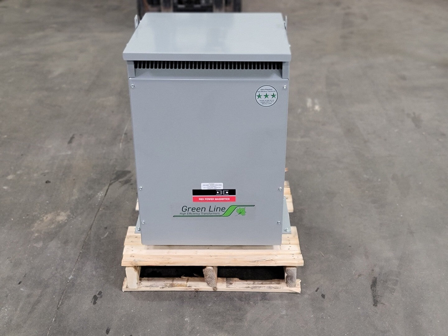 45 KVA 600 Primary, 208Y/120 Secondary, Rex Power Magnetics, isolation transformer, dry, new - Image 1