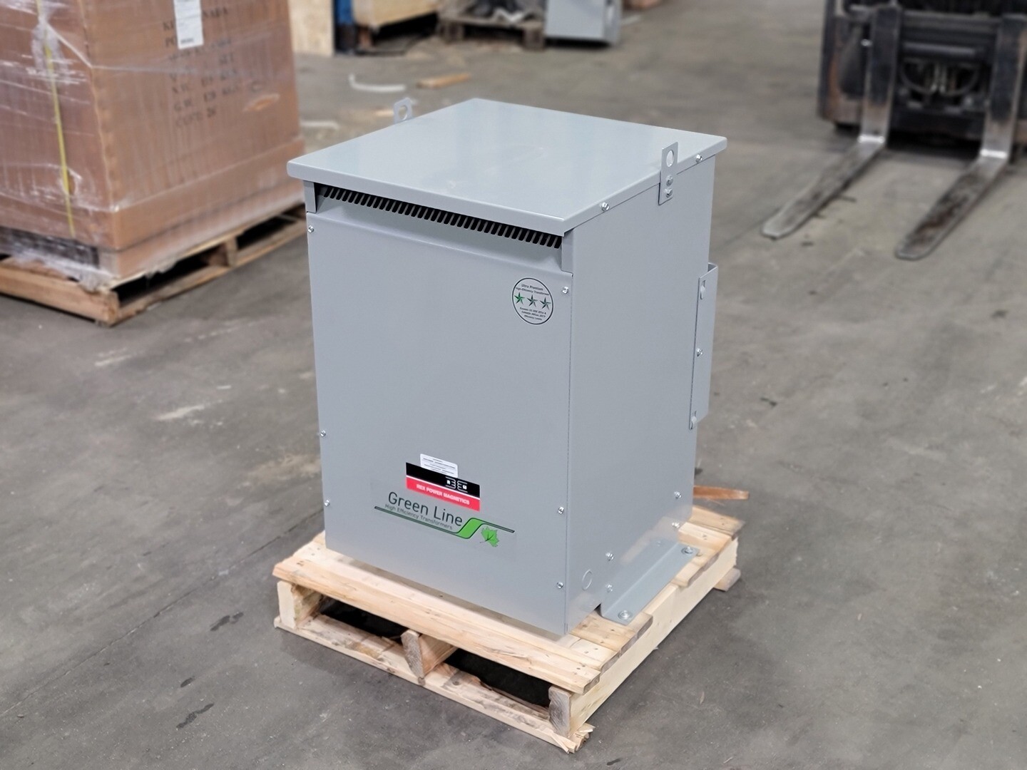 45 KVA 600 Primary, 208Y/120 Secondary, Rex Power Magnetics, isolation transformer, dry, new - Image 3