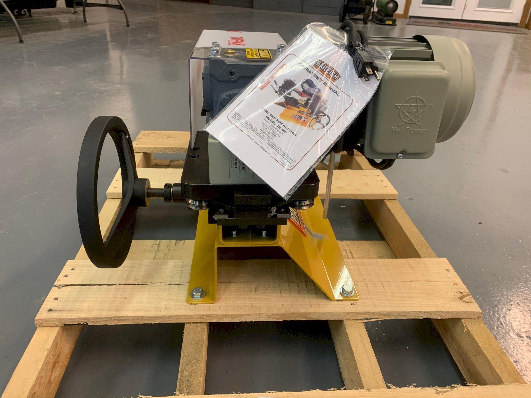 5/8"-3" Baileigh #TN-300, pipe notcher, 233 RPM, 1/2 HP, NEW 2024 - Image 2