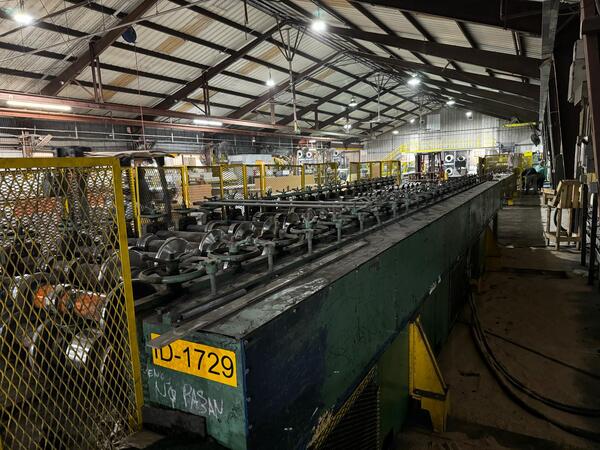 ASC Shadow, Soffit/Liner Panel Rollformer, 10000 lb uncoiler, Roll feed, 50 feet conveyor - Image 1