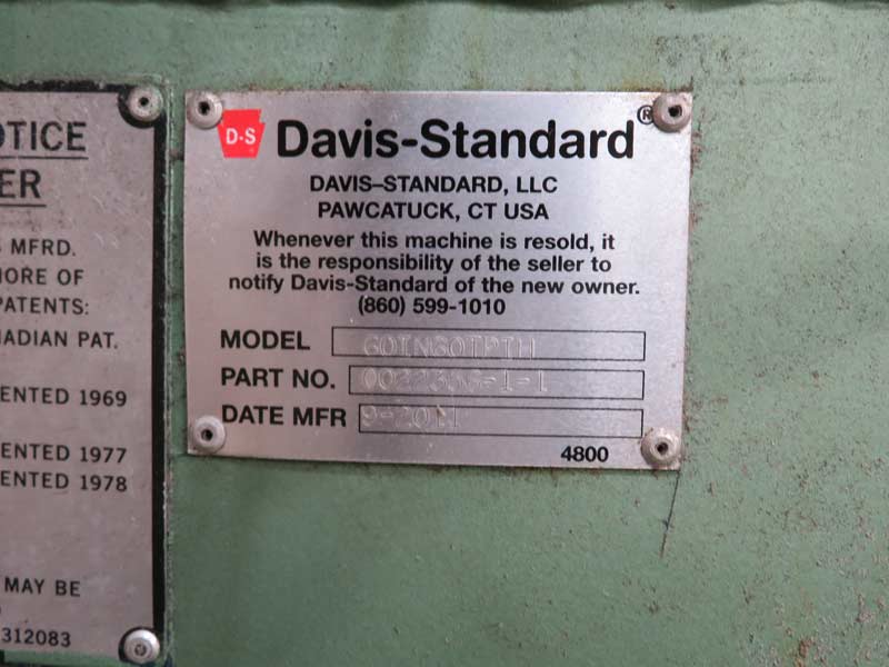 6" Davis Standard/Xalloy #60IN60TPTH, pelletizing line, 2011 - Image 4