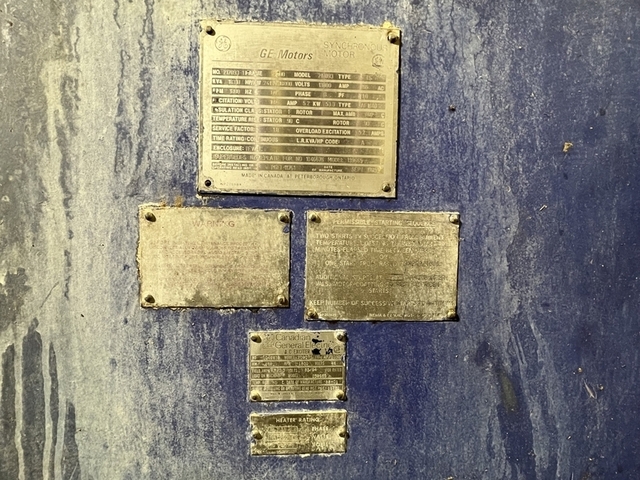 24135 HP 1800 RPM General Electric 217093, Frame 4000, TEWAC, continuous duty, 13800 Volts, 1995 - Image 4