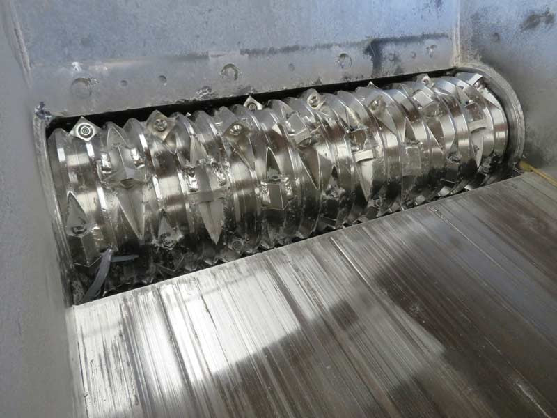 Vecoplan #RG42/60XL, single shaft shredder, 15 rotor w/double row of 48 total cutters, 2008 - Image 2