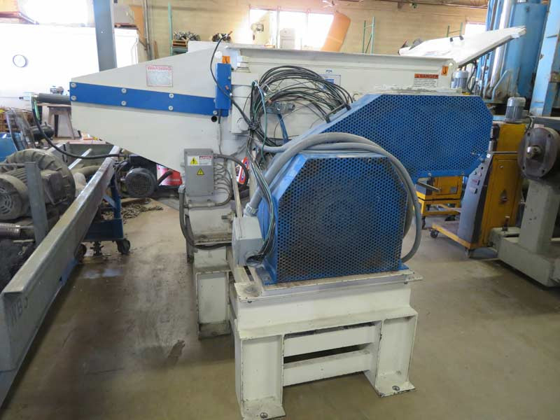 Vecoplan #RG42/60XL, single shaft shredder, 15 rotor w/double row of 48 total cutters, 2008 - Image 5