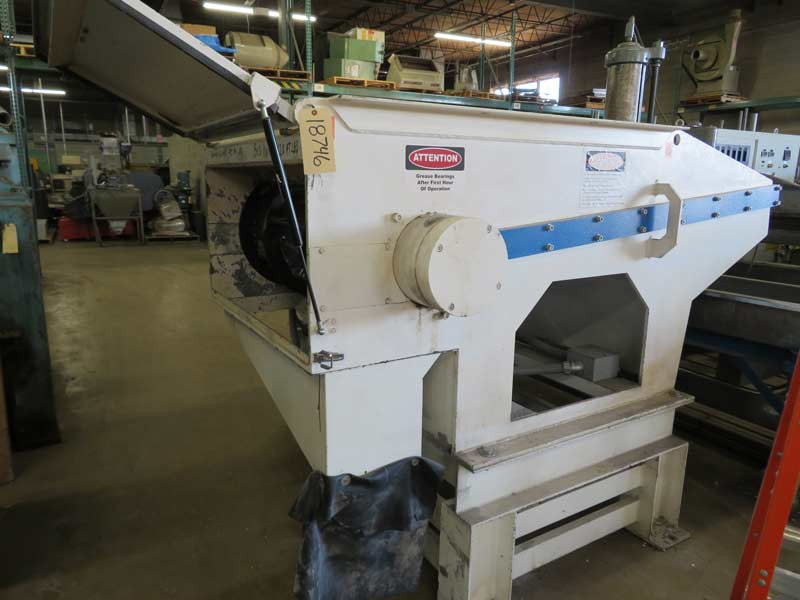 Vecoplan #RG42/60XL, single shaft shredder, 15 rotor w/double row of 48 total cutters, 2008 - Image 6
