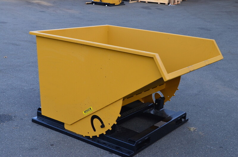 OCFAB #SDH20000.1, Self-dumping Hopper, 2 cu.yd., 10 gauge steel, 58" L x 56" width base - Image 1