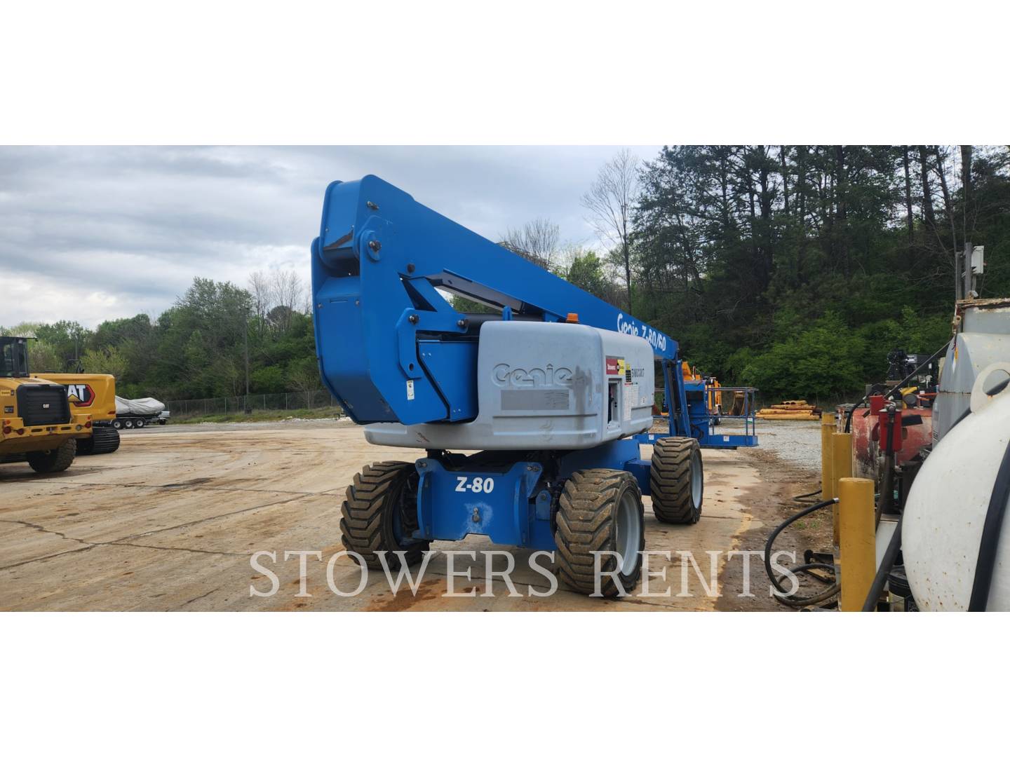 Genie Industries #Z80DX, boom lift, 8' platform, 4851 hours, S/N Z8014-4939, 2014 - Image 3