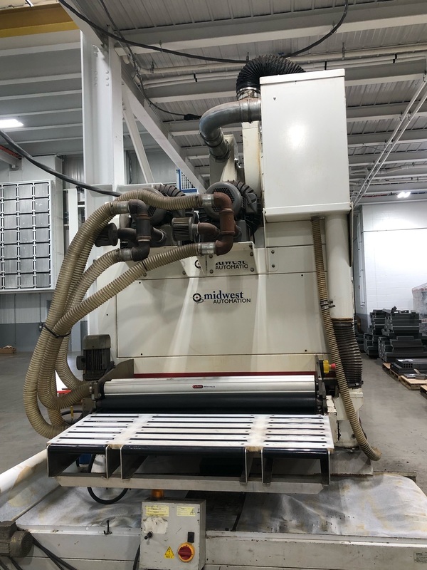 Midwest Automation / Timeasaver #Nautilus-N3-5275, 52" x 75" abrasive belt, 3 heads, PC Control, 2016 - Image 1