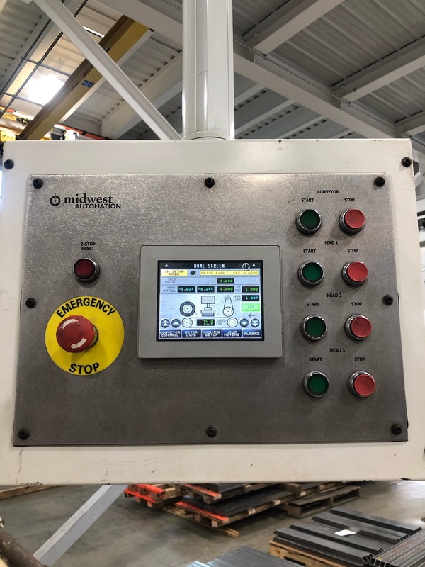 Midwest Automation / Timeasaver #Nautilus-N3-5275, 52" x 75" abrasive belt, 3 heads, PC Control, 2016 - Image 5