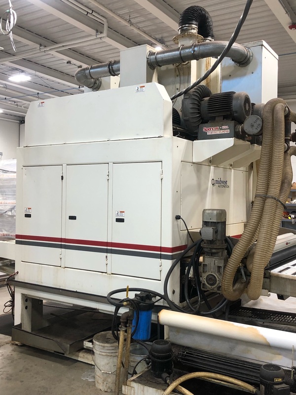 Midwest Automation / Timeasaver #Nautilus-N3-5275, 52" x 75" abrasive belt, 3 heads, PC Control, 2016 - Image 7