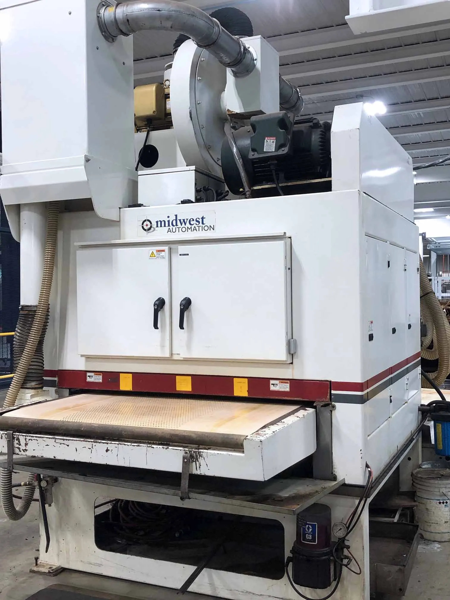 Midwest Automation / Timeasaver #Nautilus-N3-5275, 52" x 75" abrasive belt, 3 heads, PC Control, 2016 - Image 8