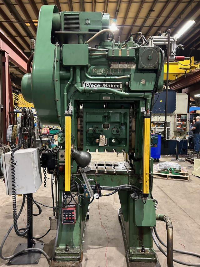 30 Ton, Minster #P2-30-24, straight side double crank press, 1" stroke, 9.5" Shut Height, serial #24454, STK - Image 1