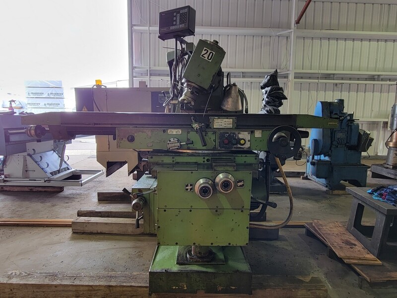 Darbert Machinery #4573, Milling Machine, 12" x52" table, 15 HP - Image 1