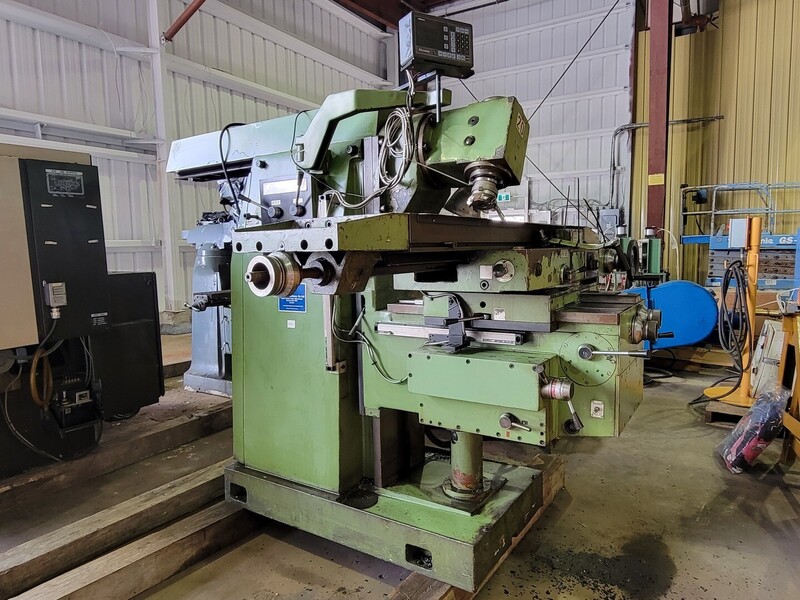 Darbert Machinery #4573, Milling Machine, 12" x52" table, 15 HP - Image 3