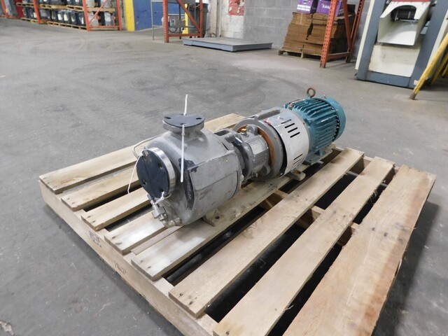 Flowserve / Durco #MK3, self primer pump, 5 HP, 3505 RPM, 316 Stainless Steel, 3 phase, new - Image 5