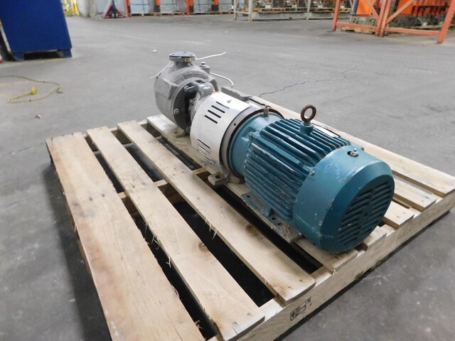Flowserve / Durco #MK3, self primer pump, 5 HP, 3505 RPM, 316 Stainless Steel, 3 phase, new - Image 6