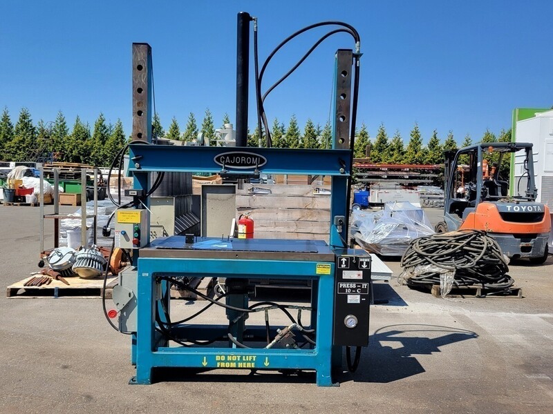 10 Ton, Cajoromi #Press-It 10/C, hydraulic press, 2 HP @ 1800 RPM, Maraton DVC-56T17F5340D-P motor, 2006 - Image 1