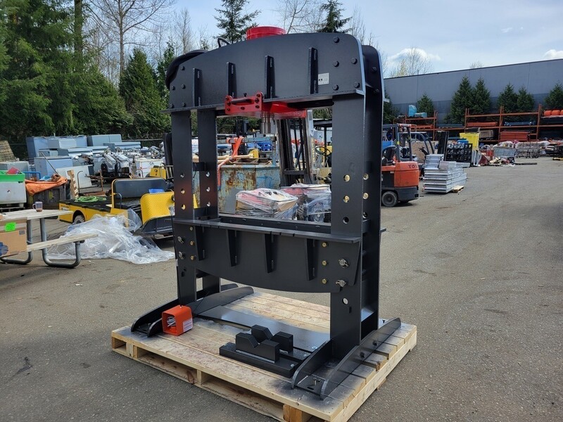 110 Ton, Edwards, shop press, 12.25" stroke, 4" cylinder, 37-7/16" x 48" bed, 2022 - Image 6