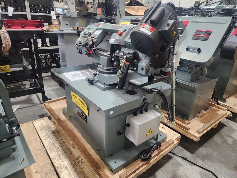 7" x 12" King #KC-712DS, dual-swivel metal bandsaw, 220 V., 1 HP - Image 4