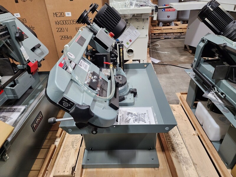 7" x 12" King #KC-712DS, dual-swivel metal bandsaw, 220 V., 1 HP - Image 10