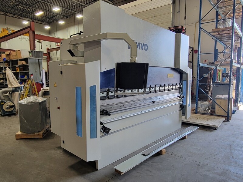 135 Ton, MVD iBend #A135-3100, CNC hydraulic press brake, 10' overall, 102.36" between housing, 8.27" stroke - Image 5