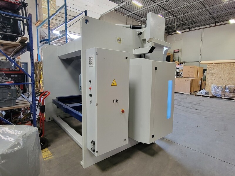 135 Ton, MVD iBend #A135-3100, CNC hydraulic press brake, 10' overall, 102.36" between housing, 8.27" stroke - Image 7