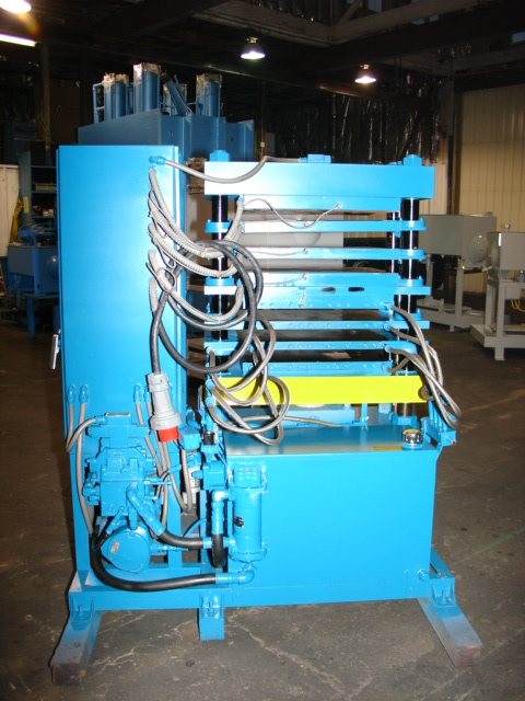 75 Ton, Wabash, 24" x 18", multiple daylight, 3 hot/3 cold, self-cntnd, 12" stroke, #1333 - Image 2