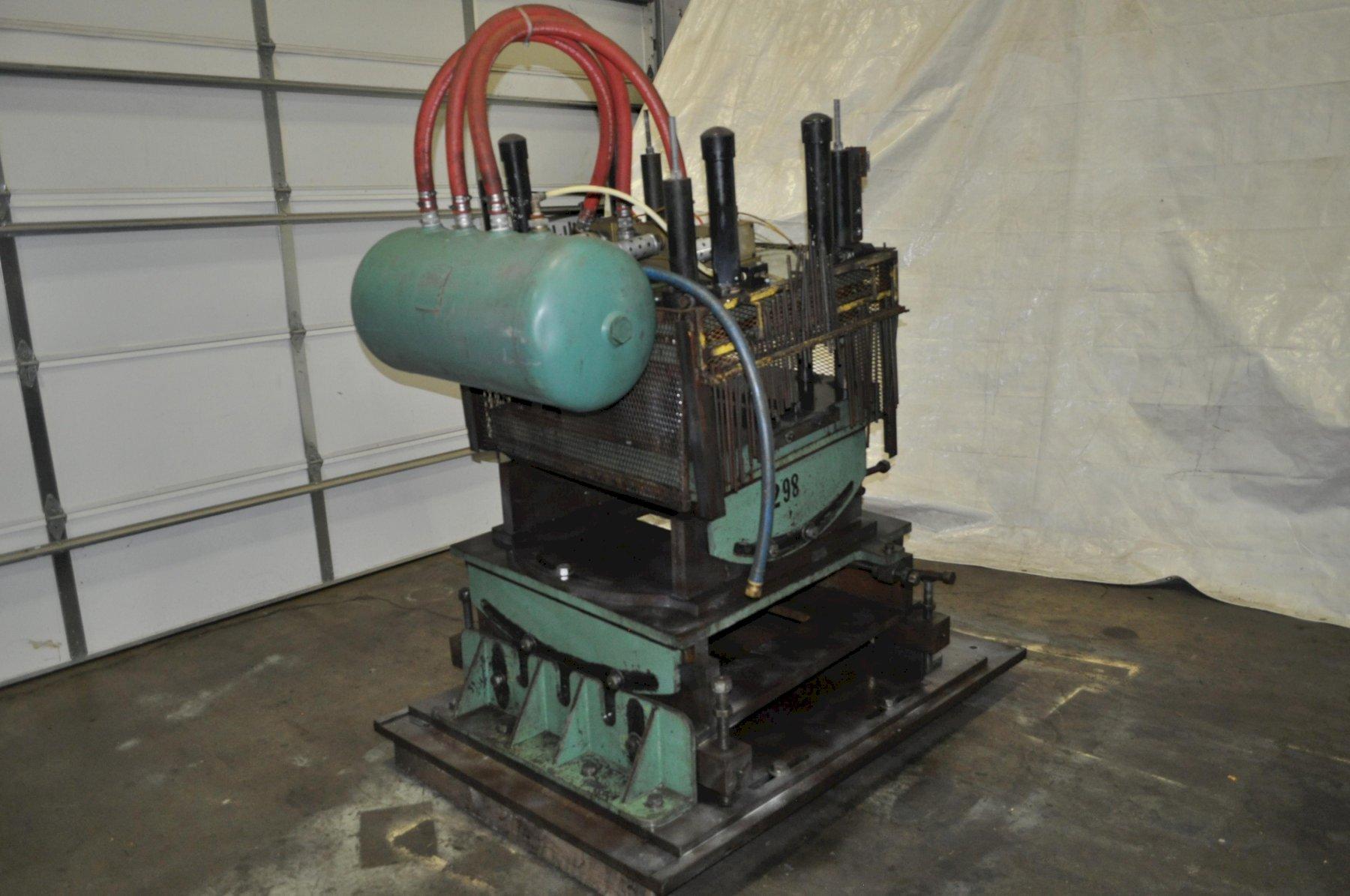 60 Ton, Airam #ATP-1615, cut-off press, 3 stroke, 13.3"Shut Height, 36" x32"bed, 235 SPM, adj tilt base - Image 2
